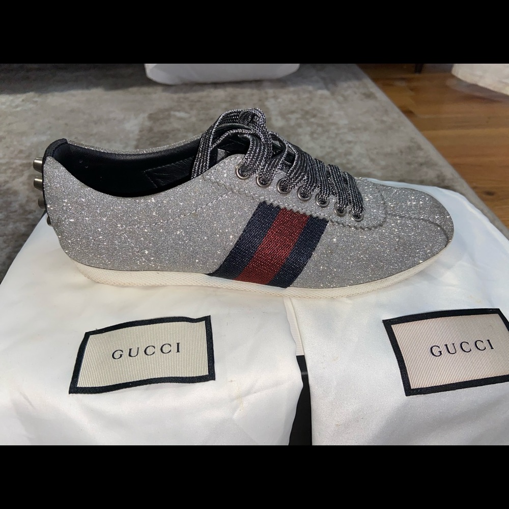 Gucci Glitter Bambi Sneakers